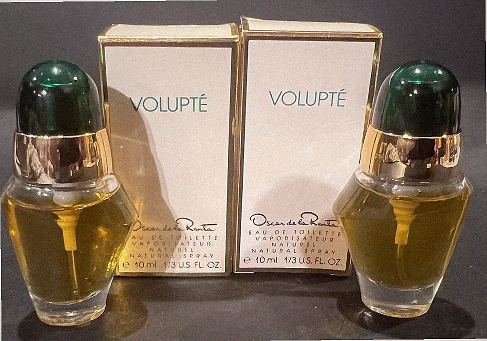 2 - in Box VOLUPTE by Oscar de la Renta 1/3oz / 1/3 oz Perfume Natural Spray