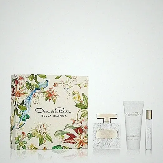 Oscar De La Renta Ladies Oscar Bella Blanca 3pcs EDP Gift Set Fragrances